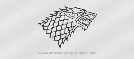 Game of Thrones House Stark Decal